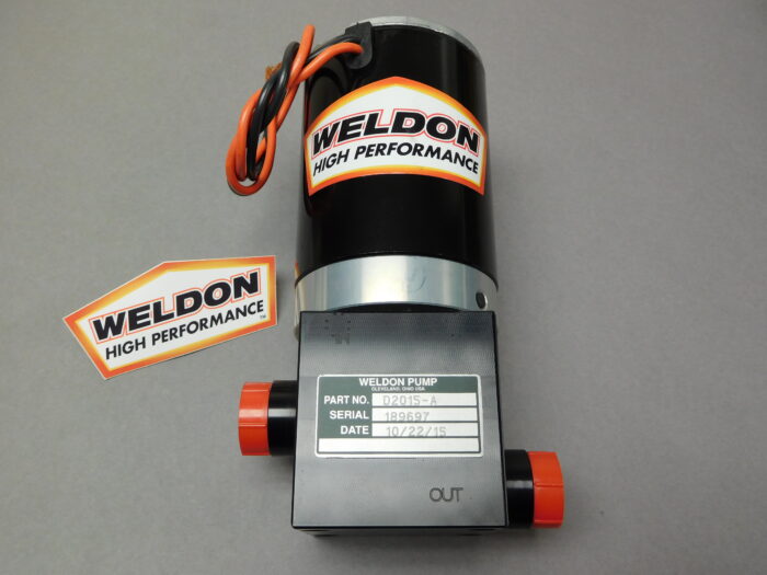 Weldon;    D2015-A      8AN   female inlet      8AN   female outlet