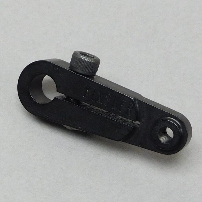 Kinsler Arm, 5/16" shaft, 1.430" c-c, radiused sides at top end, 10-32 female thread, black anodized aluminum
