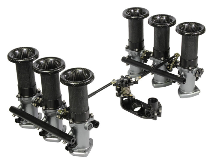 Kinsler Porsche GT ITB's with Carbon Fiber Ramtubes and Mechanical linkage