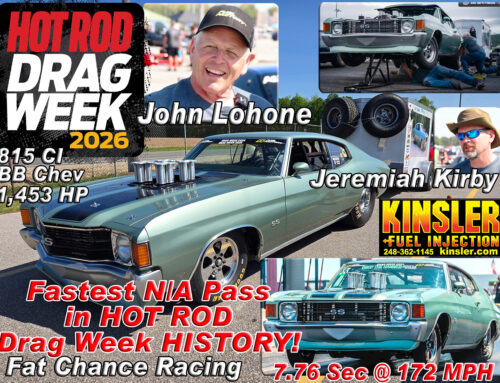 Fastest Naturally Aspirated Pass in Hot Rod Drag Week HISTORY  7.76 ET at the 2026 Drag-&-Drive event